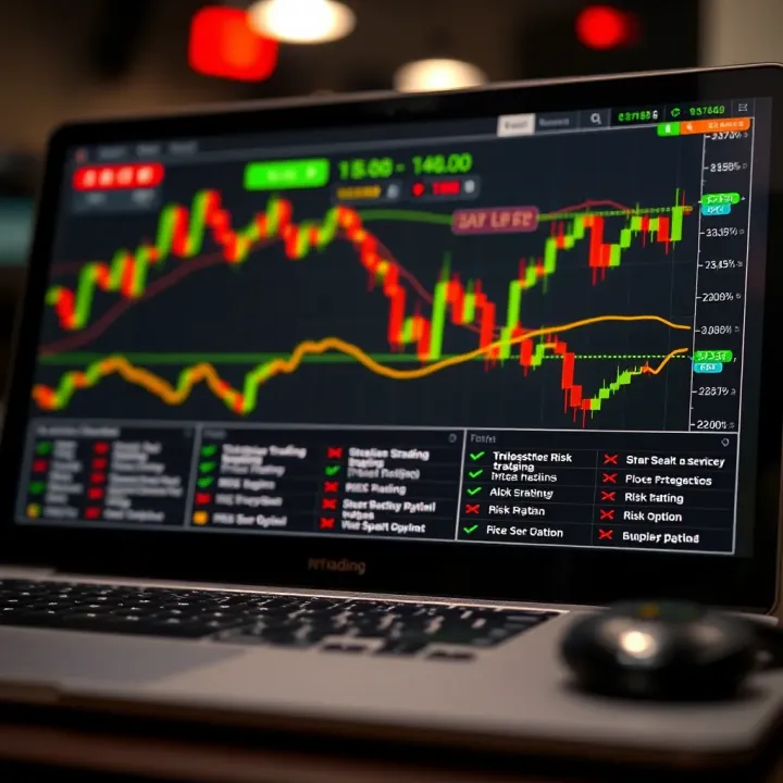 Strategies and Risk Factors in Binary Options Trading Chart displaying common strategies and risk factors in binary options trading for South African market