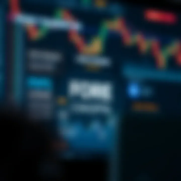 Diagram displaying key forex trading concepts such as pips, leverage, and risk management strategies