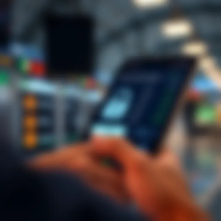 Illustration of secure login authentication for forex trading app emphasizing data protection