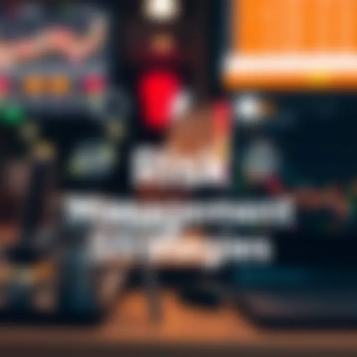 Forex Risk Management Strategies Risk management concepts illustrated with forex trading tools and strategy icons