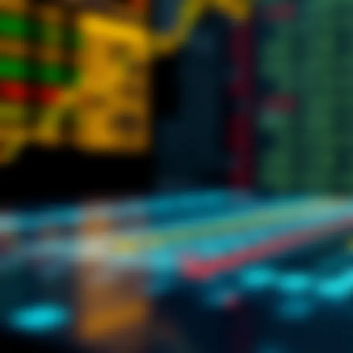 Diagram illustrating the relationship between hexadecimal and binary number systems with color-coded digits