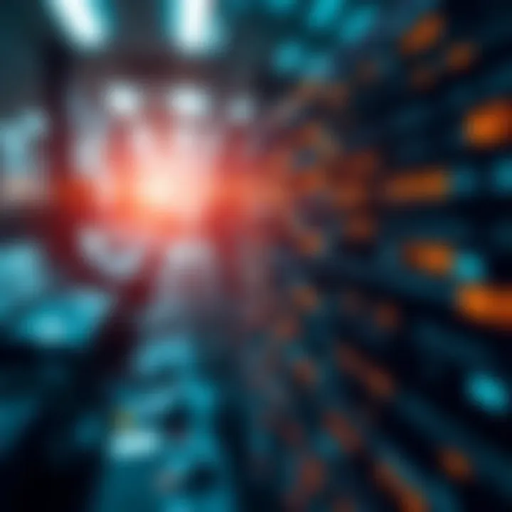 Visual representation of binary data transmission in computing and communication systems