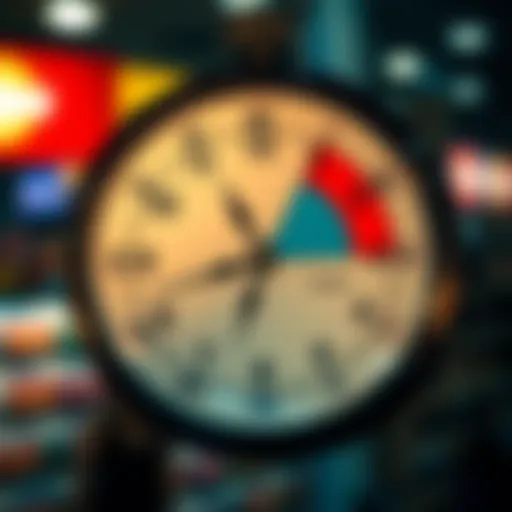 Planning Visits Around Peak and Off-Peak Hours at Cresta Trading Stores Clock illustrating different time segments representing peak and off-peak hours for visiting Cresta Trading game stores