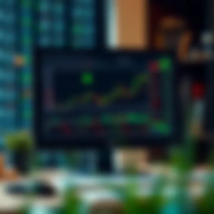 Graphic showing how to download and install a forex trading simulator on a computer