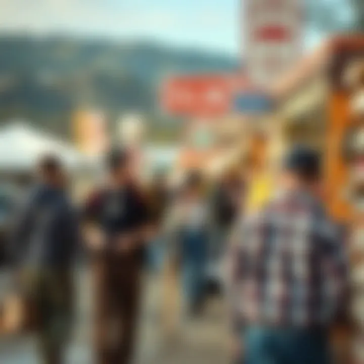 Guide to Visiting Fordsburg Flea Market Safely Visitors exploring diverse merchandise at Fordsburg Flea Market with clear signage and security presence