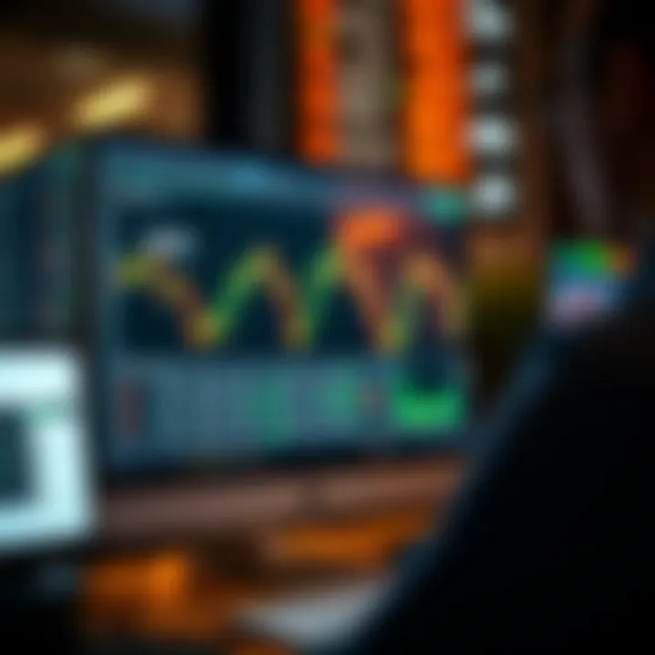 Computer screen displaying a forex broker platform with regulatory compliance icons