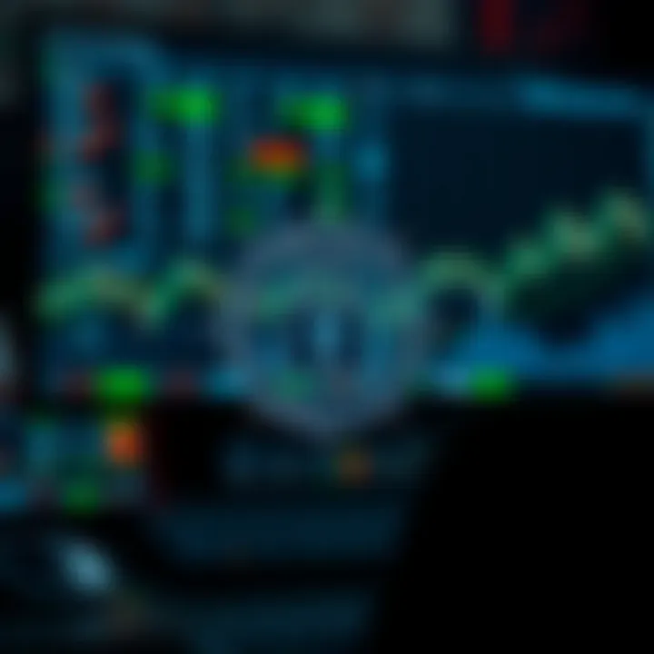 Illustration of regulatory compliance and financial security icons