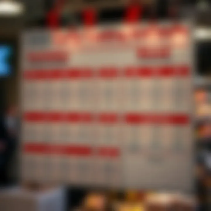 Holiday Trading Schedule for Game Paarl Store Calendar highlighting special holiday trading hours and important dates for Game Paarl