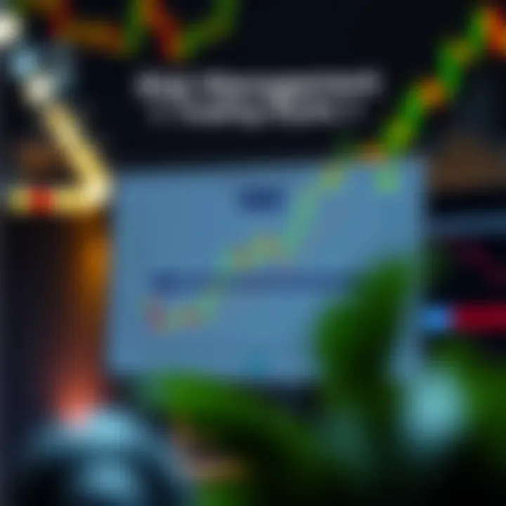 Diagram illustrating risk management techniques and trading styles in forex