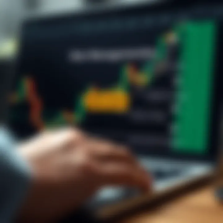 Diagram illustrating risk management strategies in forex trading