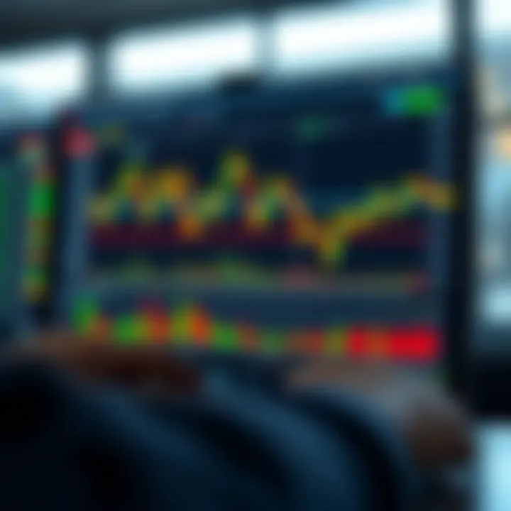 Screenshot displaying forex trading software interface with charts and trading indicators