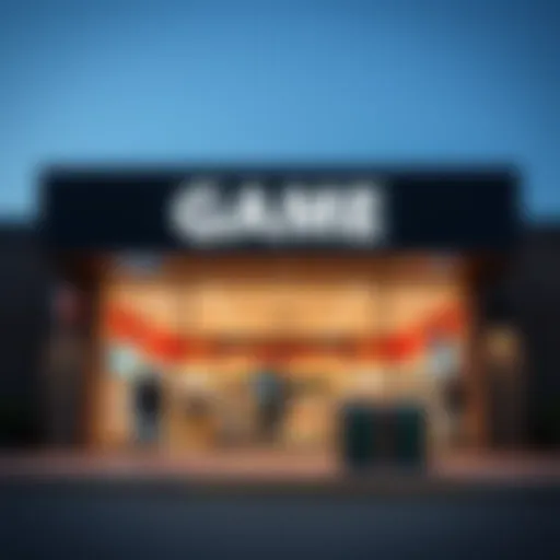 Game Store Entrance at Kolonnade Shopping Centre Exterior view of Game store at Kolonnade Shopping Centre with clear signage and entrance area