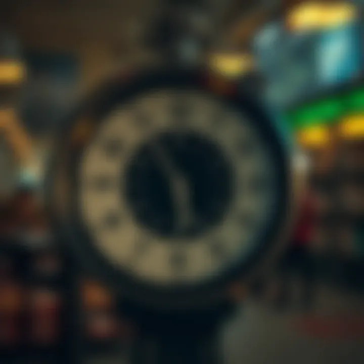 Clock displaying different time zones representing 24-hour forex trading flexibility