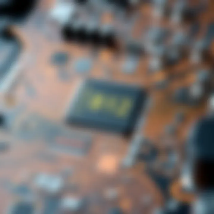 Circuit schematic showcasing a digital multiplier component integrated into computing hardware
