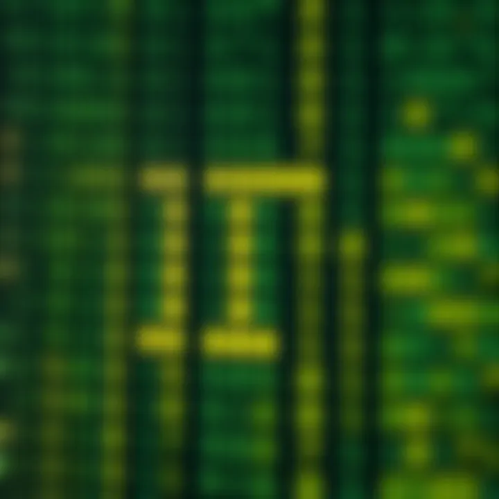 Conversion of Decimal to Binary Encoding Visual depiction of converting a decimal numeral into binary code with highlighted bits