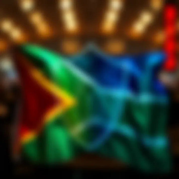 Graphic showing protective shield against fraudulent trading with security elements and South African flag