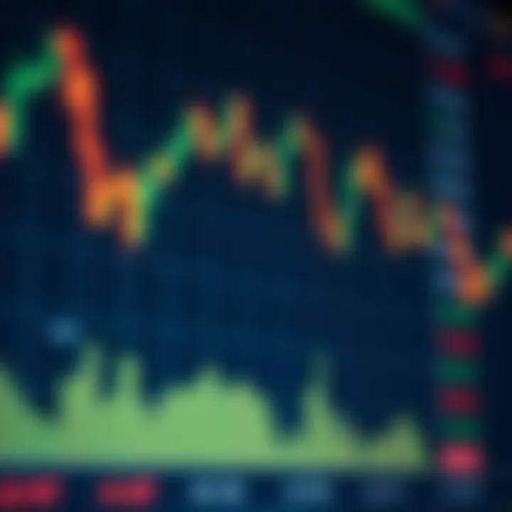 Forex Trading Chart Displaying Currency Pair Price Movements Illustration of a forex trading chart showing currency pairs and price movements