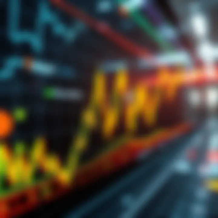 Conceptual representation of digital signals and data flow for binary trading