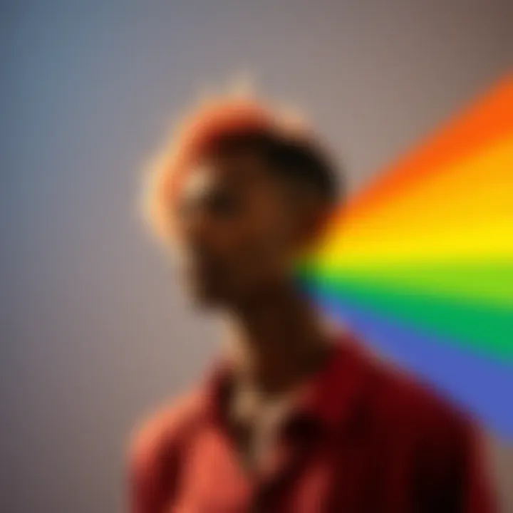 Colorful spectrum representing diverse gender identities beyond traditional categories