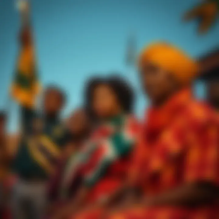 Symbolic representation of unity and inclusion within South African cultural context