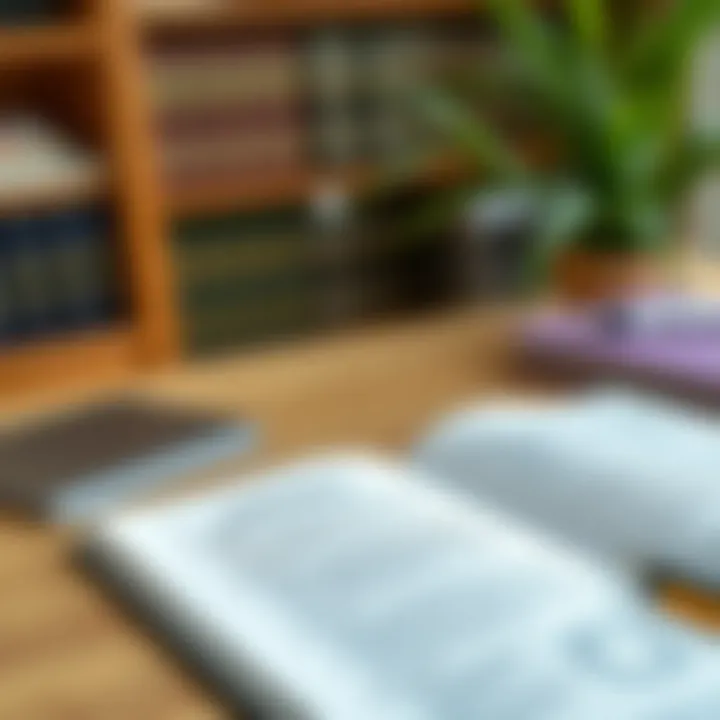 Academic Programs and Career Prospects in Risk Management Studies Open book with notes and a pen on a desk representing academic study and career planning