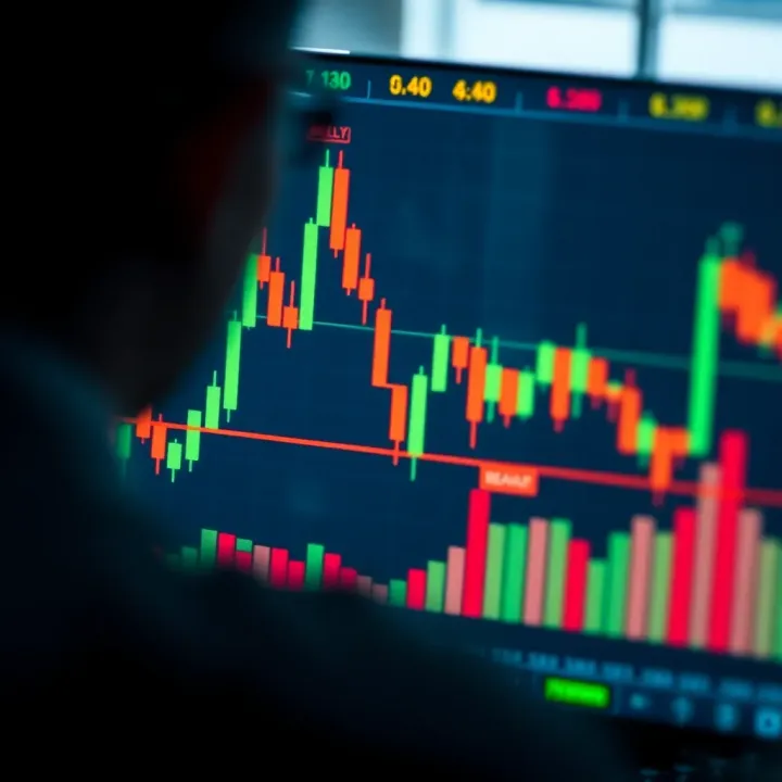 Interpreting Candlestick Signals for Trading Decisions Chart displaying candlestick formations highlighting bullish and bearish signals in a trading scenario