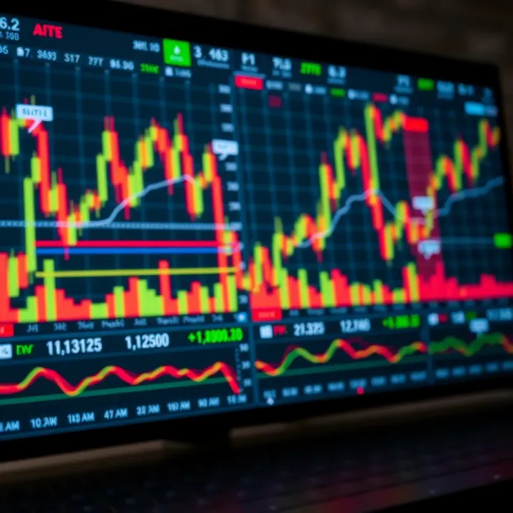 Collection of forex momentum and trend-following indicators displayed on a trading platform