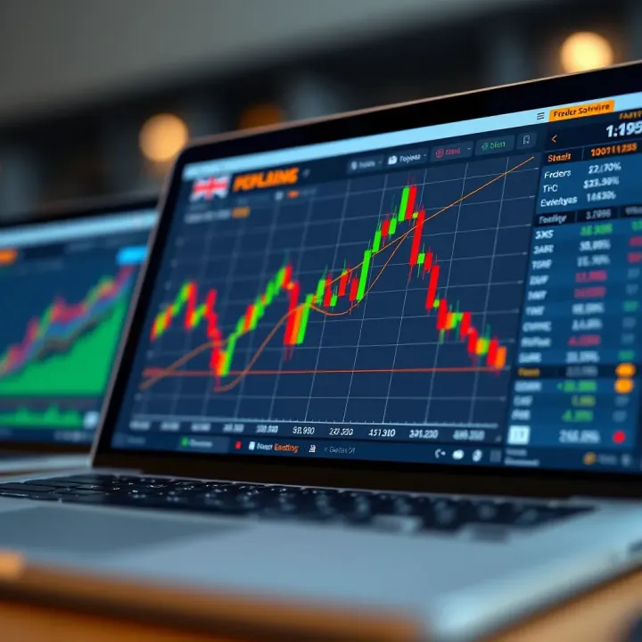 Graph depicting forex trading software feature comparison and performance metrics