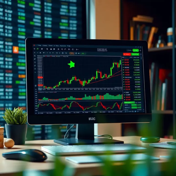 Guide to Download and Install Forex Trading Simulator Graphic showing how to download and install a forex trading simulator on a computer