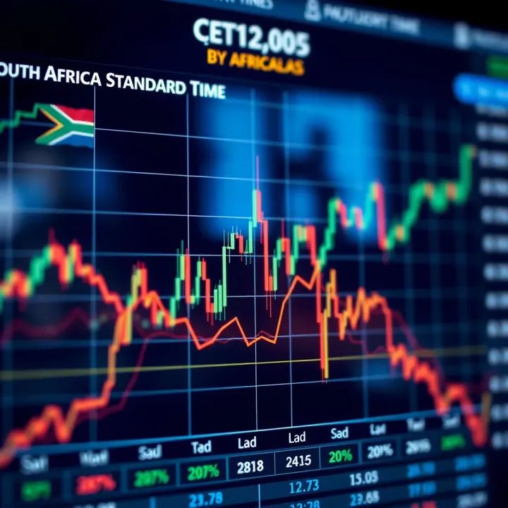 Forex Market Activity and Liquidity in South African Standard Time Chart displaying forex market liquidity peaks aligned with South African Standard Time zones