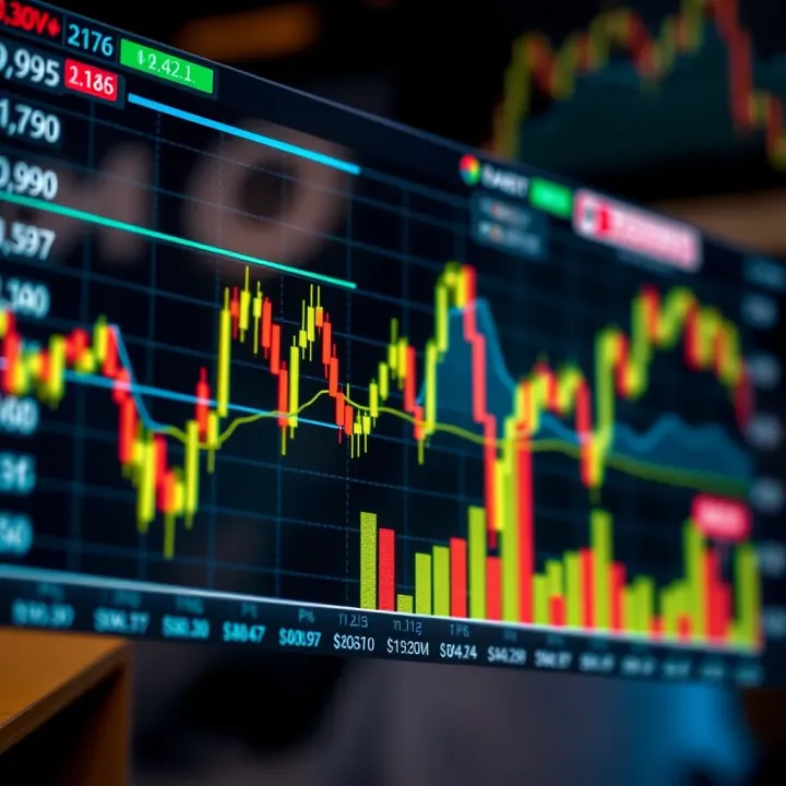 Graph showing forex currency exchange trends relevant to East London traders