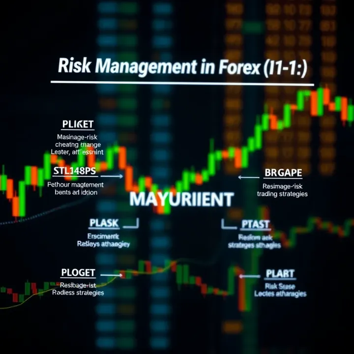 Diagram illustrating risk management strategies for forex trading