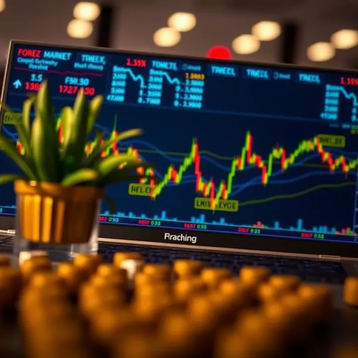 Conceptual illustration of risk management strategies and learning resources for forex trading