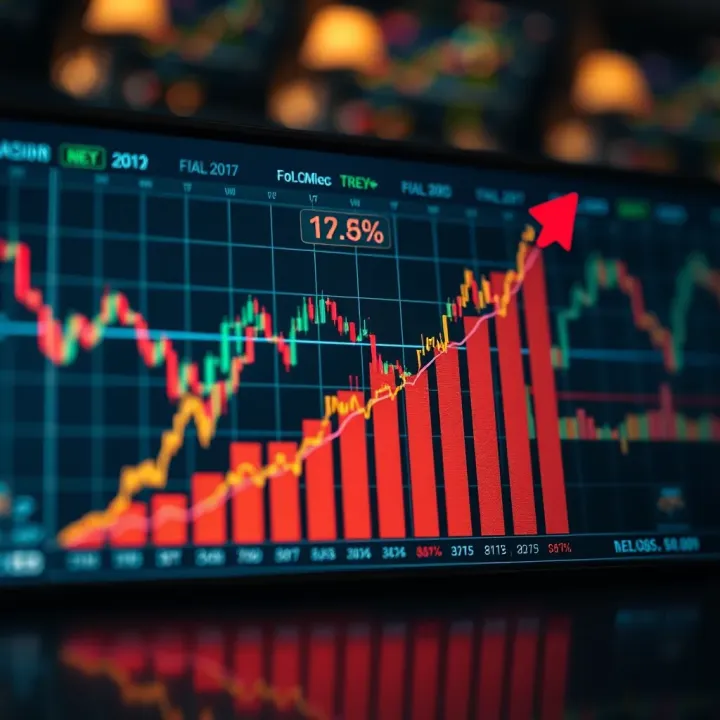 Financial Growth Through Strategic Forex Trading Graph showing financial growth with strategic forex trading on a small initial investment