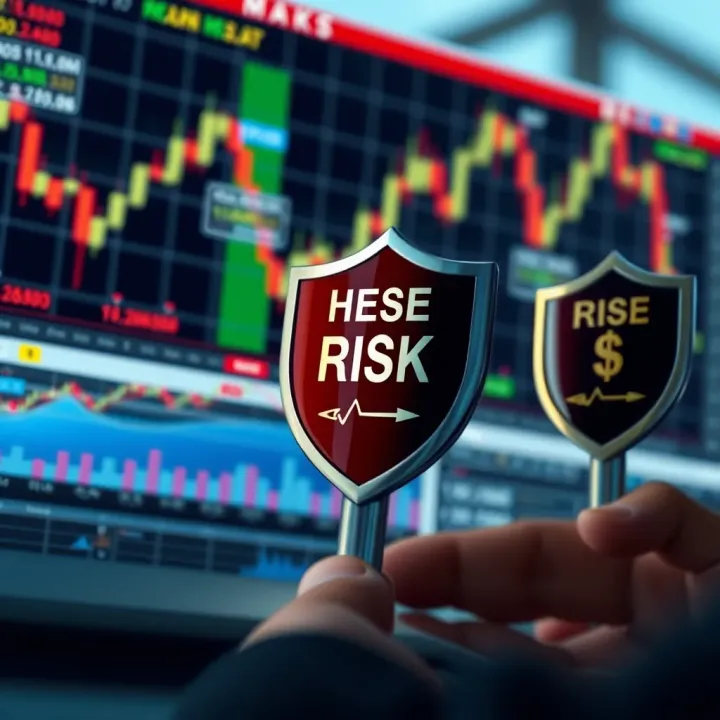 Effective Risk Management in Forex Trading Illustration of risk management concepts with charts and protective shields