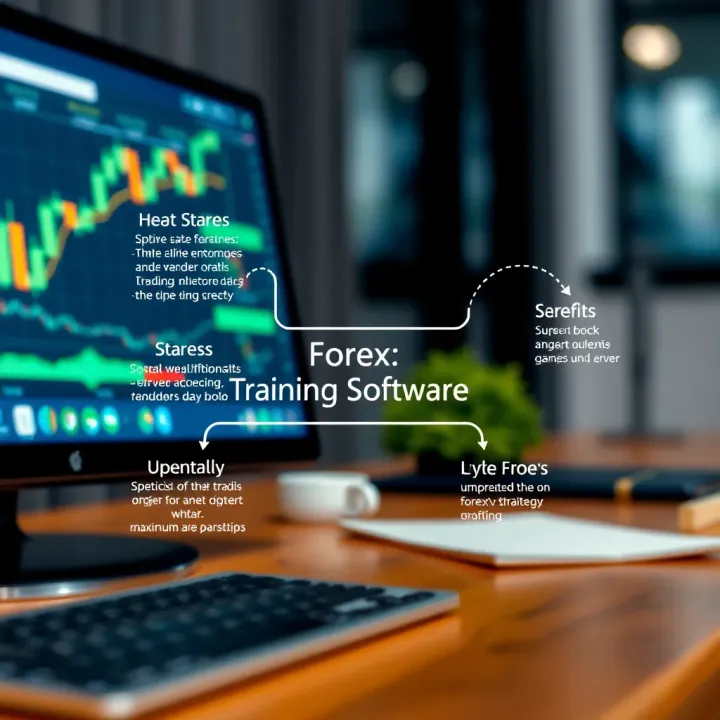 Key Features and Benefits of Forex Trading Training Software Diagram illustrating key features and benefits of forex training software for strategy development