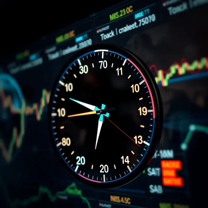 Global forex market clock showing trading session timings relevant for South African traders