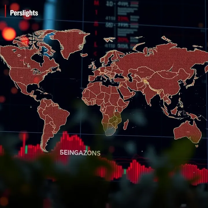 Global map highlighting major forex trading sessions across different time zones