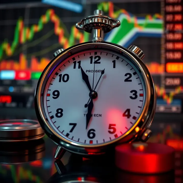 Forex Market Timing and Time Zone Effects for South African Traders Clock showing different time zones with forex market opening and closing times to optimize trading strategies in South Africa