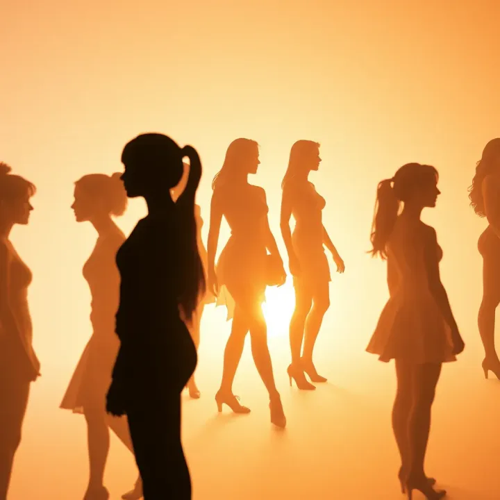 Diverse silhouettes representing various gender identities beyond male and female