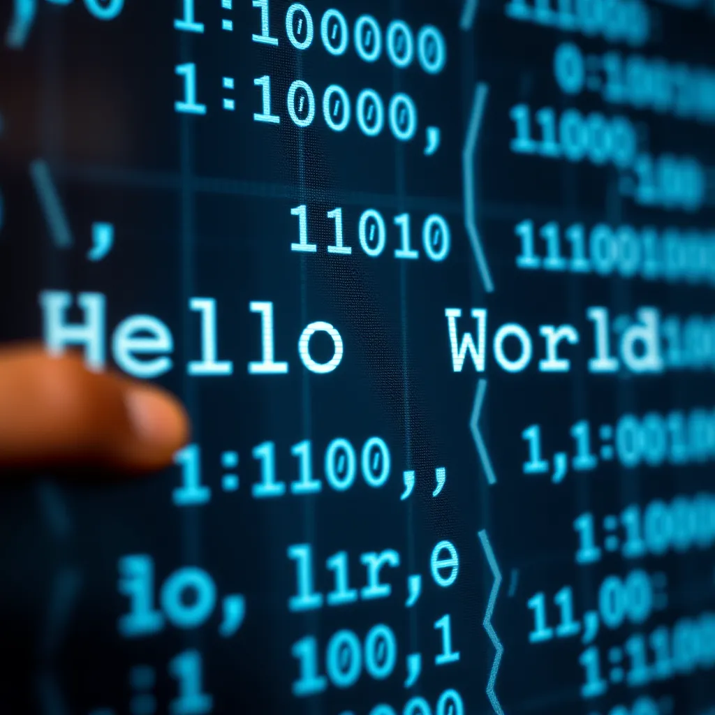 Understanding 'Hello World' in Binary Code - tradesignalsza