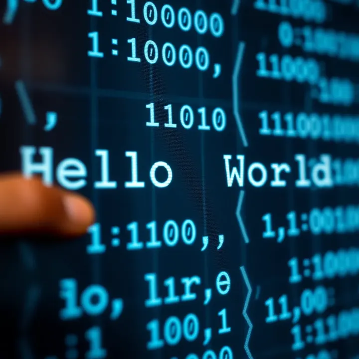 Understanding 'Hello World' in Binary Code