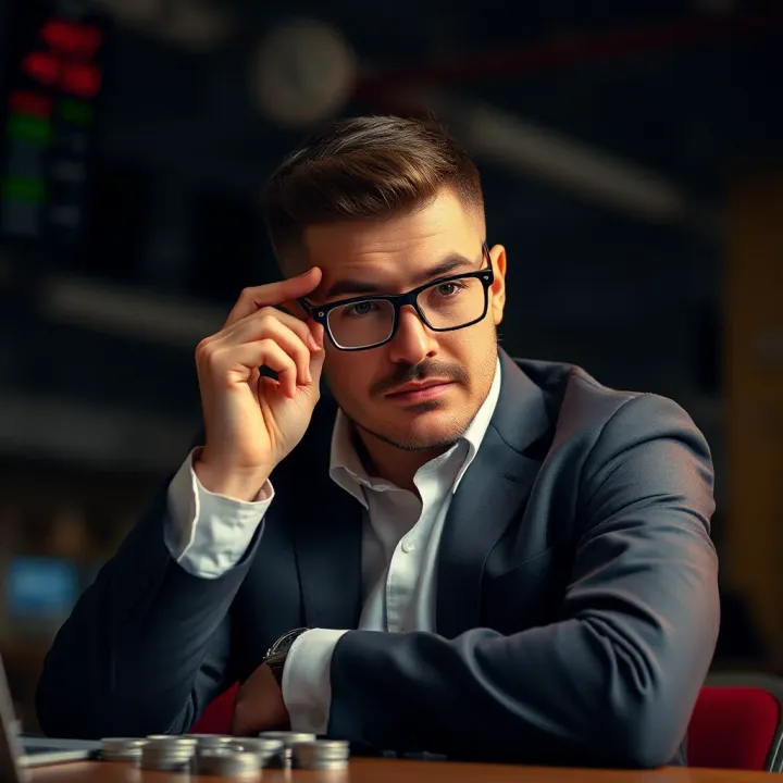 Individual Risk Management for Financial Security Conceptual illustration of individual securing finances and planning for stability