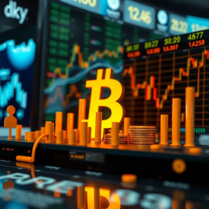 Abstract representation of technological and regulatory influences shaping currency exchange markets